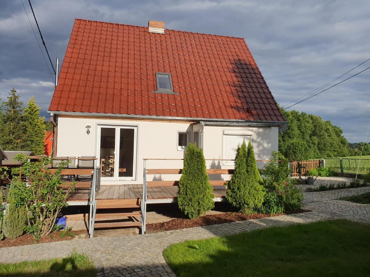 Kaethes Sommerhaus Schöna エクステリア 写真